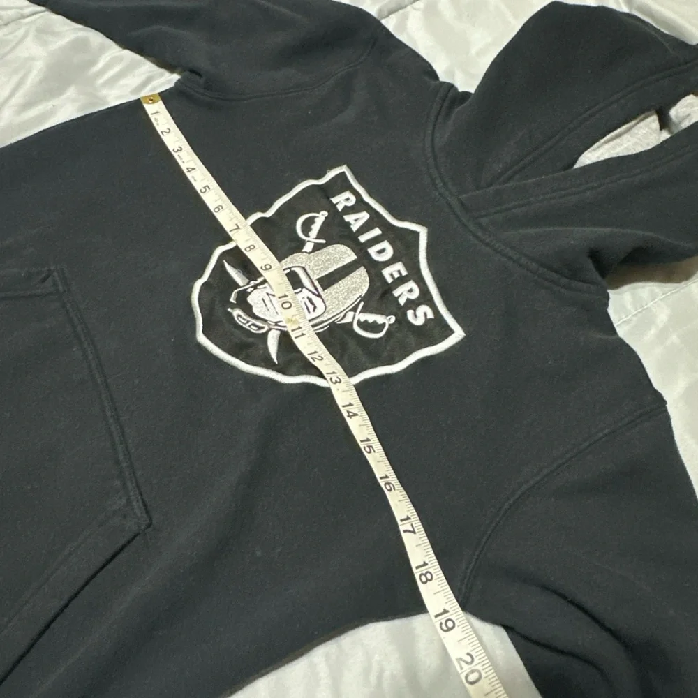 Team Apparel Youth Large Oakland Raiders NFL Hooded Sweatshirt Football Cozy
